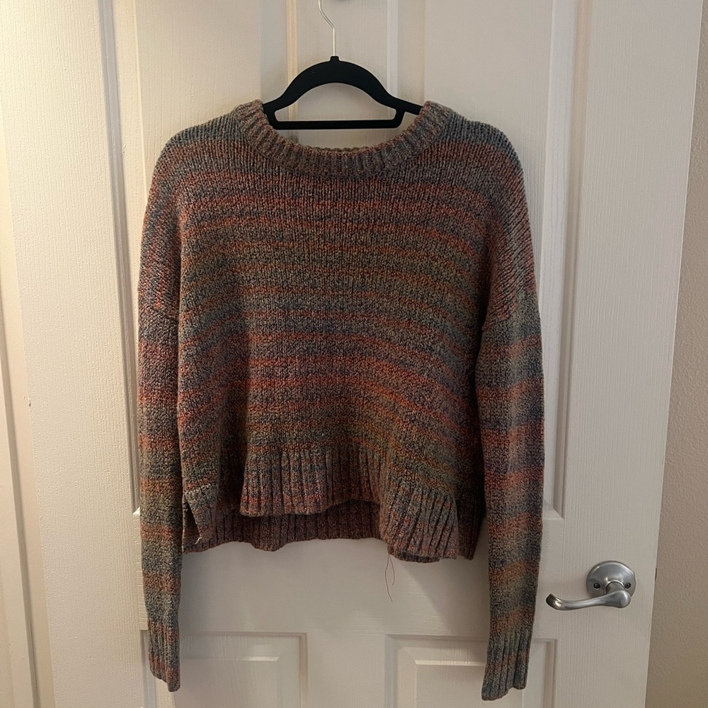 Mossimo Muted Rainbow Crewneck Sweater